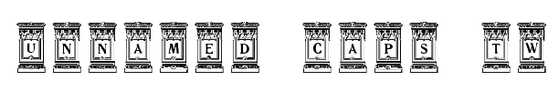 Unnamed Caps Two font preview